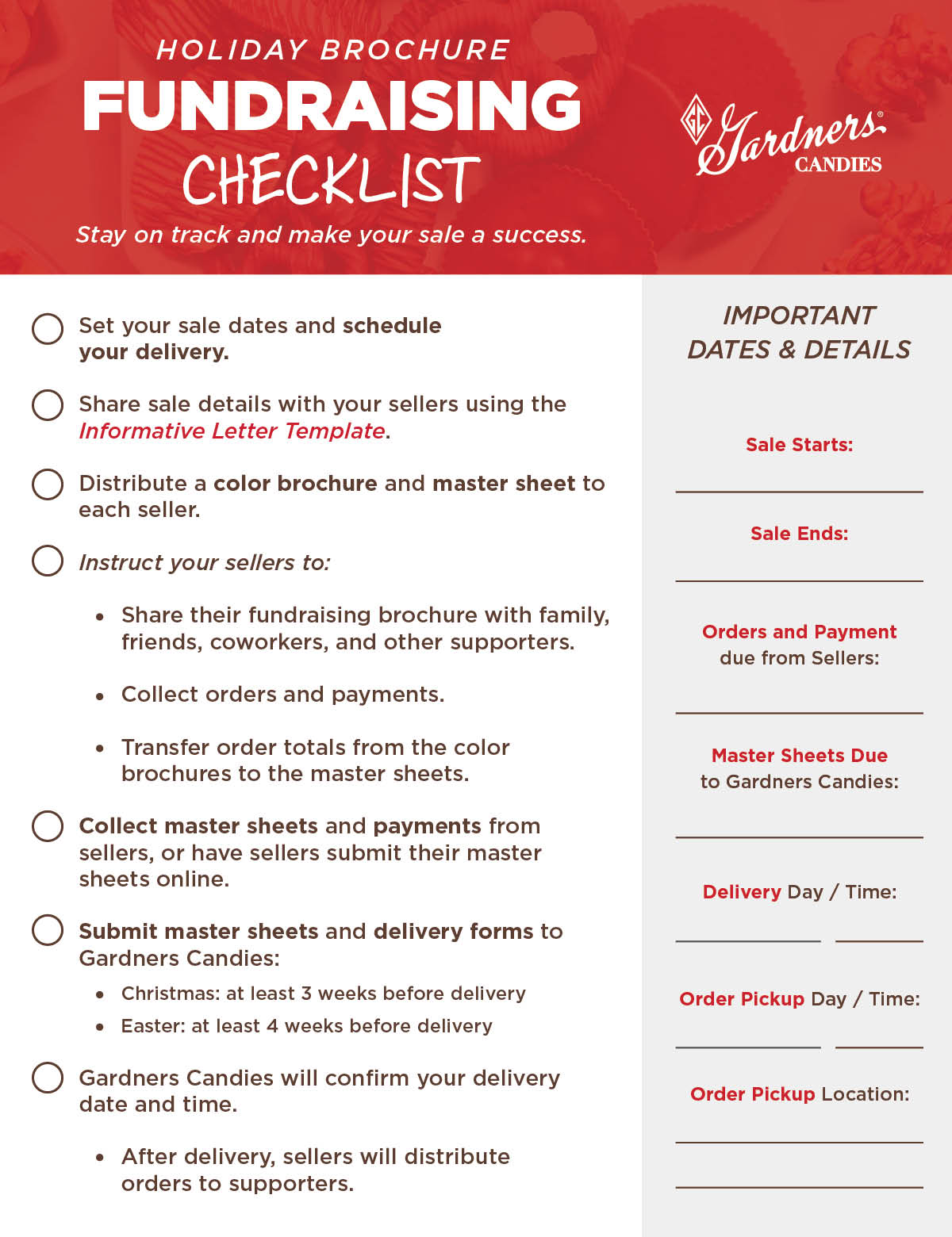 Fundraising Checklist